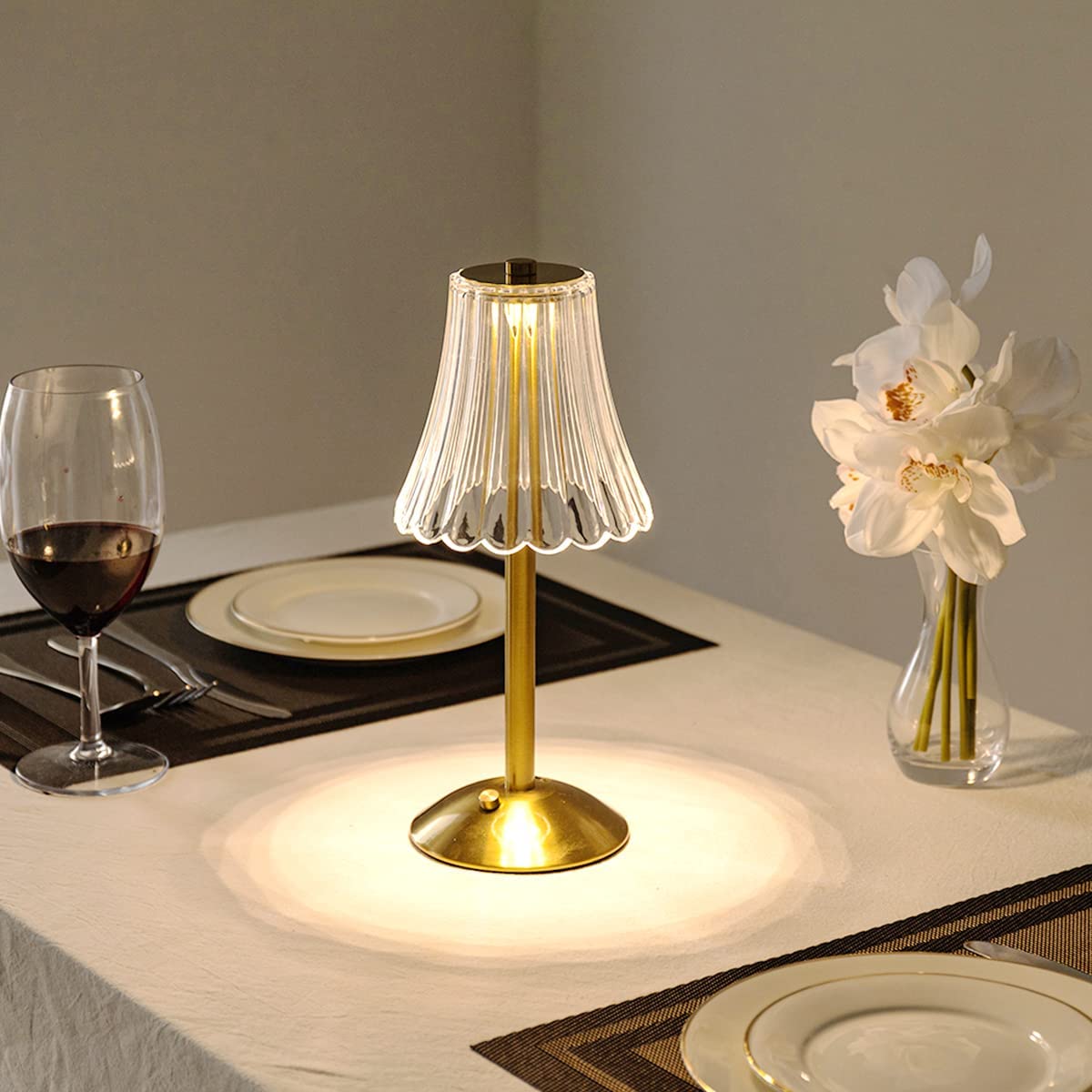 Stellar | Golden Crystal Table Lamp