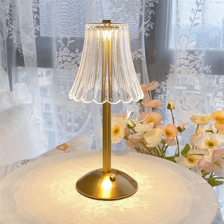 Stellar | Golden Crystal Table Lamp