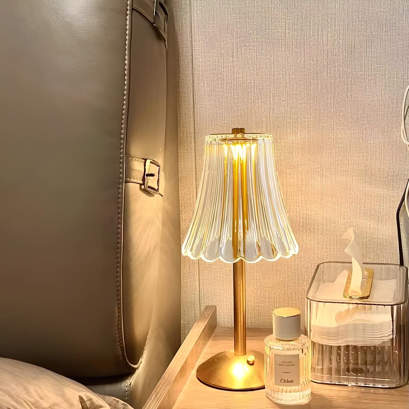 Stellar | Golden Crystal Table Lamp